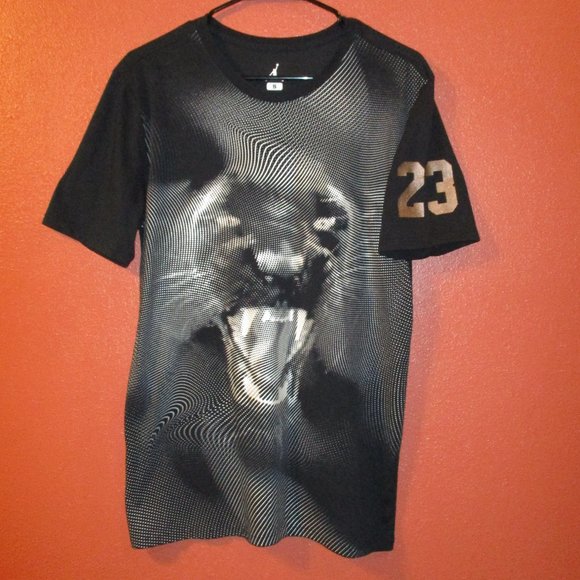 Jordan | Shirts | Jordan Panther Airman Small Black Gold Graphic Shirt |  Poshmark